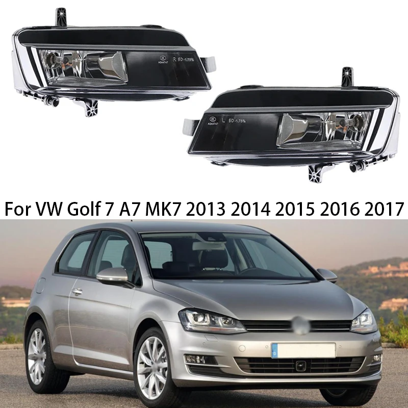 Auto Accessories For VW Golf 7 A7 MK7 2013 2014 2015 2016 2017 5GG941661 Car Front Bumper Fog Light Fog Lamp With Halogen Bulb