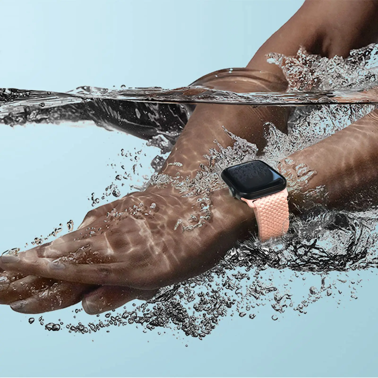 Apple Watchバンド 40mm 44mm 45mm 40mm 42mm 38mm対応 編み込みストラップ ナイロンブレスレット iWatchシリーズ3 5 SE 6 7 8 9 ultra2 49mm