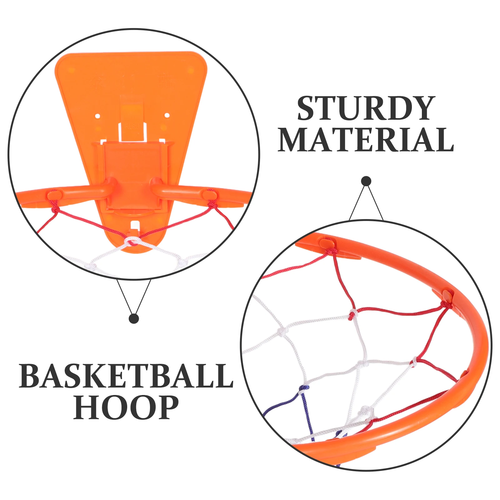 어린이를위한 벽 마운트 농구 후프 침묵 실내 교수형 접이식 플라스틱 프레임 휴대용 유아 오버 도어 장난감 공