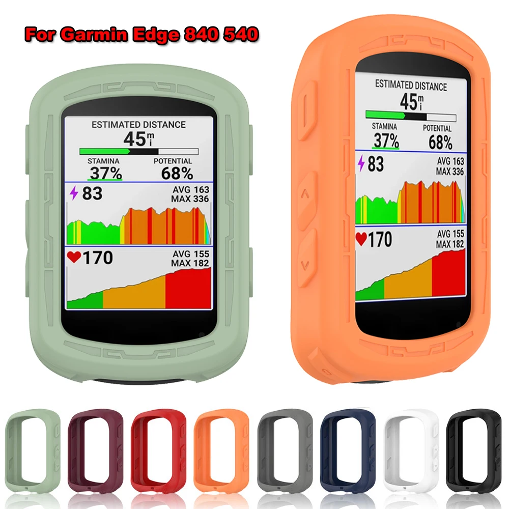 Protective Case Cover For Garmin Edge 840 540 Soft Silicone GPS Bike Bicycle Computer Screen Protection Anti-Drop