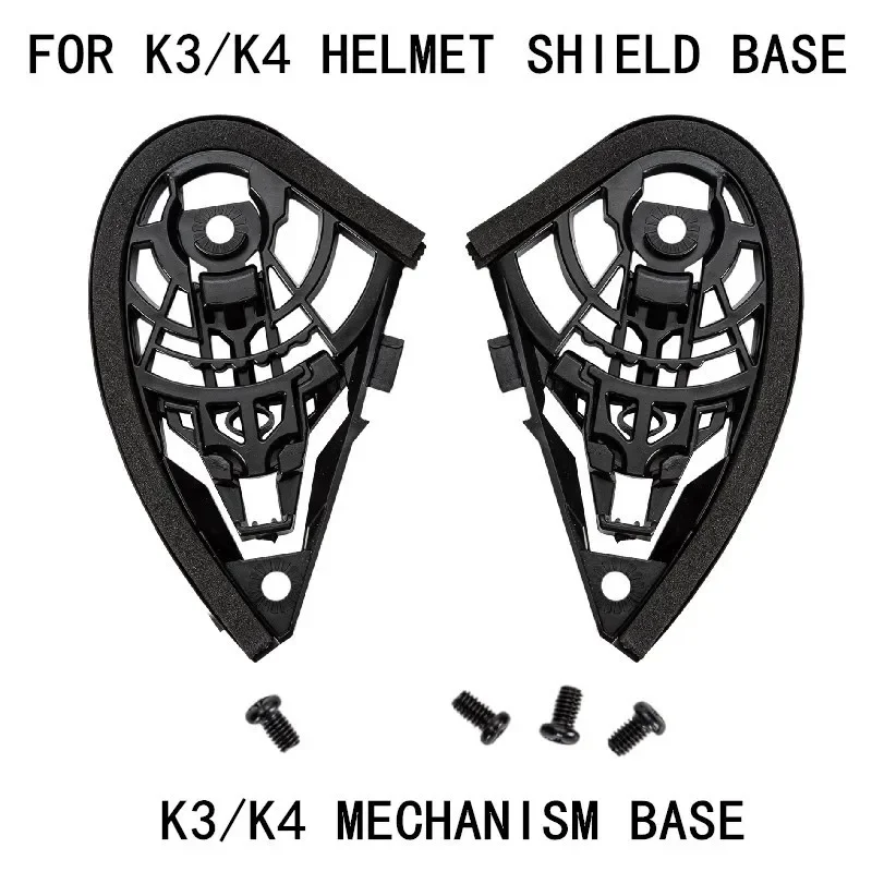 

The Helmet Base Fits The K3 K4 Helmet K3 K4 Lens Base in A Set, and 4 Screws Are Included