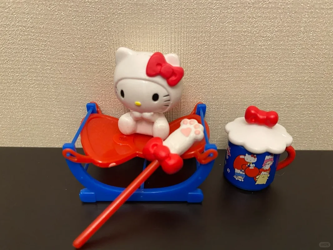 New Product In Stock Kt Cat Coffee Shop Blind Box Miniature Toy Scene Desktop Decoration For Fans' Holiday Surprise Gift view 2
