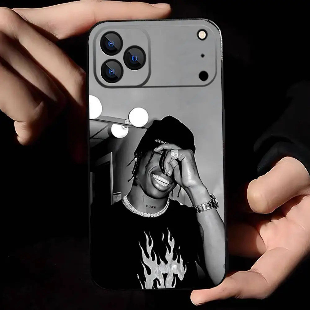 I Can Fly T-Travis Scott Handyhülle für iPhone 17,16,15,14,13,12,11,Pro,Max,Plus,E,Air,Mini Schutzhülle in Schwarz