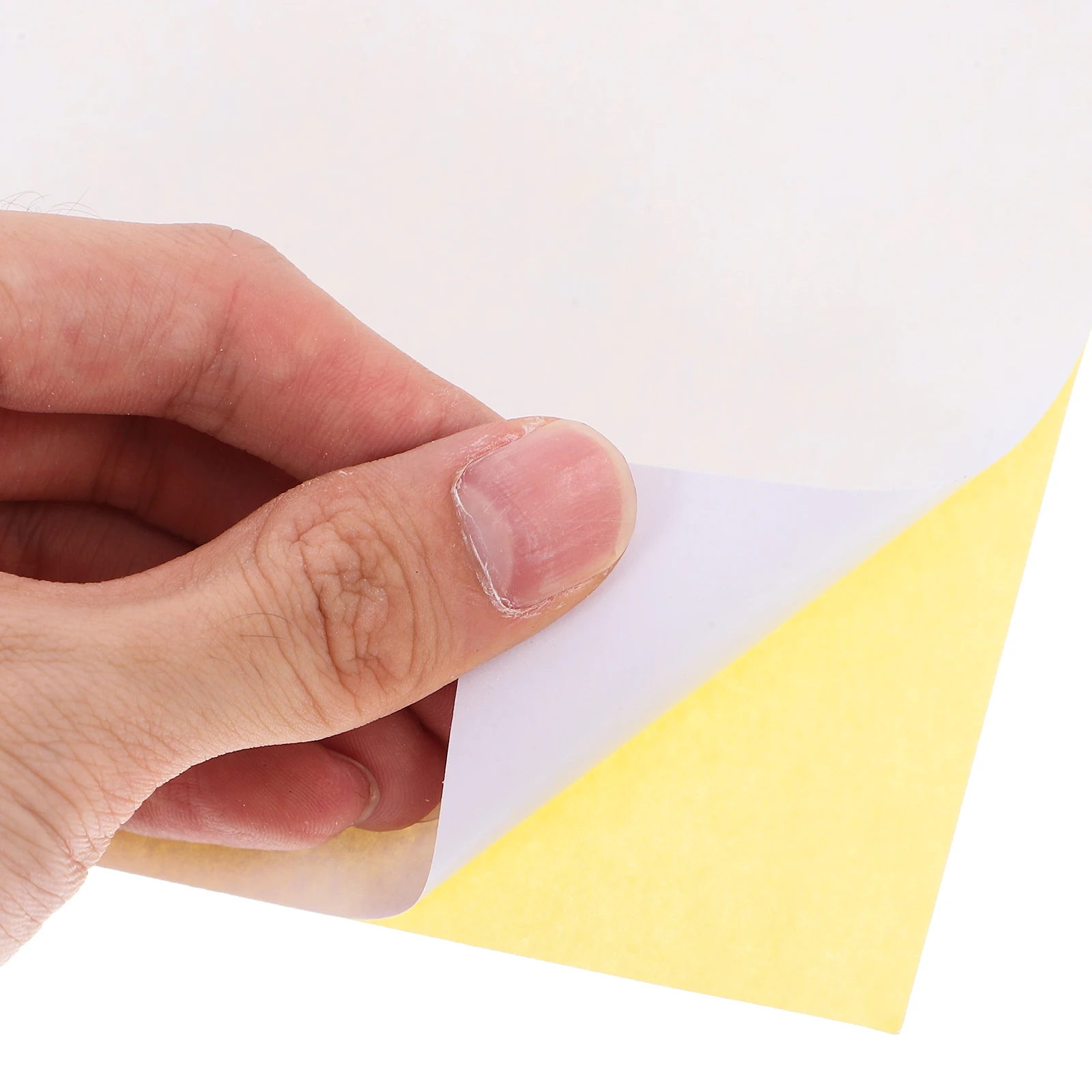 100 Sheets A5 White Printable Vinyl Sticker Paper Compatible Printers Waterproof Adhesive Labels Blank Sticker