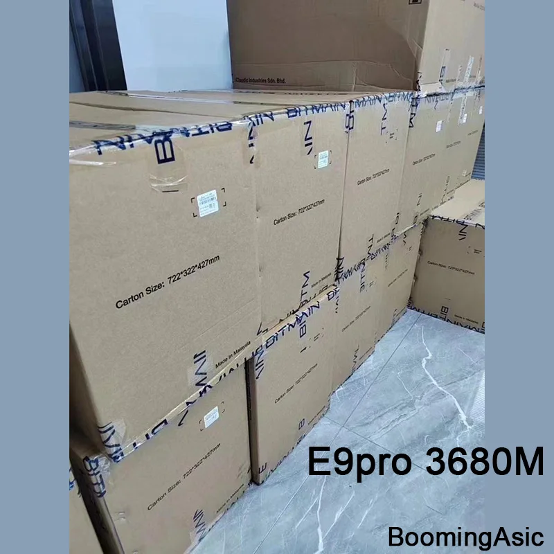 Imagem -06 - Pro Ethereum Asic Miner e9 Pro 3580m 3680mh s 2200w Etc Eth E9pro em Estoque Novo 2024 Bitmain-e9