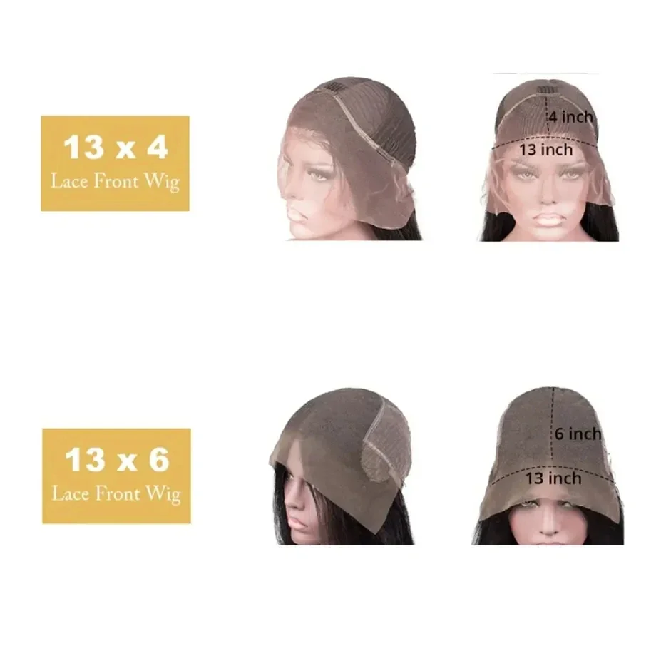 Body wave 13x6 hd wig bob rambut manusia frontal untuk WANITA 10 16 inci Body wave 13x4 wig bob depan renda obral obral