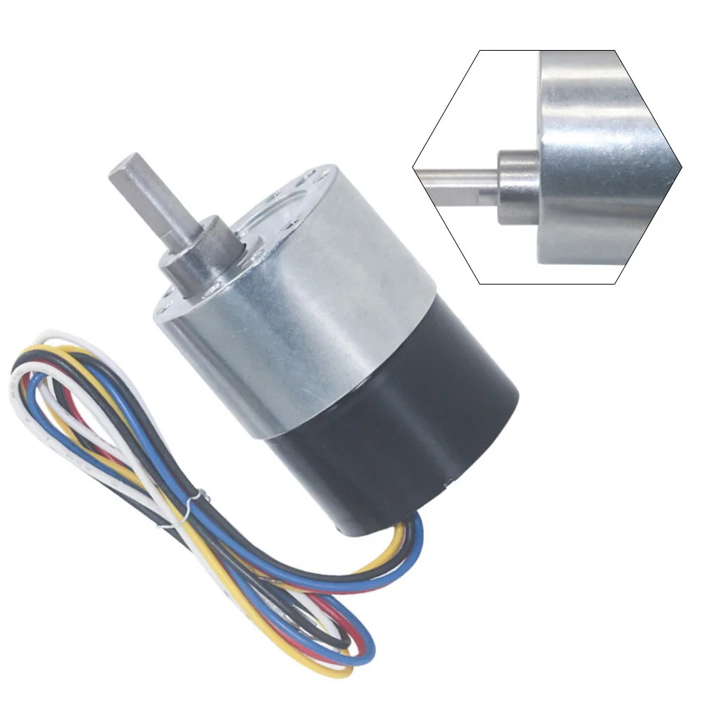 JGB37-3525 DC Brushless Geared Motor With FG Signal Reversible Rotation Low Noise Geared Motor For Automated Equipment Tools