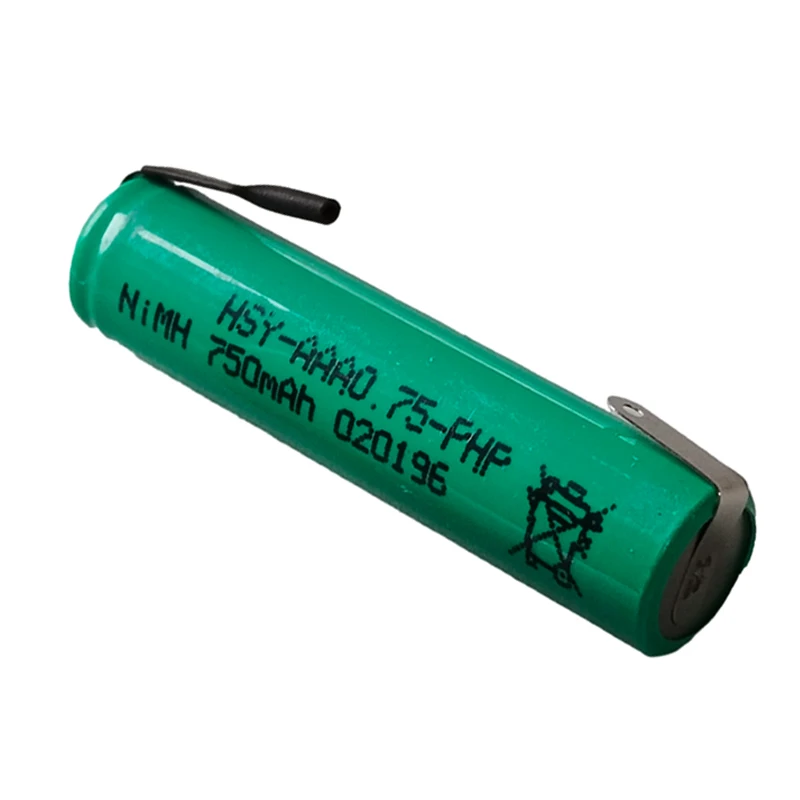 1.2V AAA 750mAh akumulator NiMH z zaczepami spawalniczymi do Philips PW918 PQ3800 PQ7300 PW930 elektryczna golarka do szczoteczek