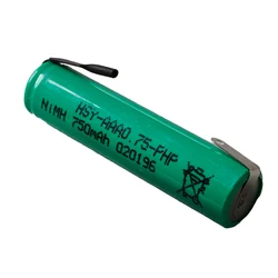 1.2V AAA 750mAh akumulator NiMH z zaczepami spawalniczymi do Philips PW918 PQ3800 PQ7300 PW930 elektryczna golarka do szczoteczek