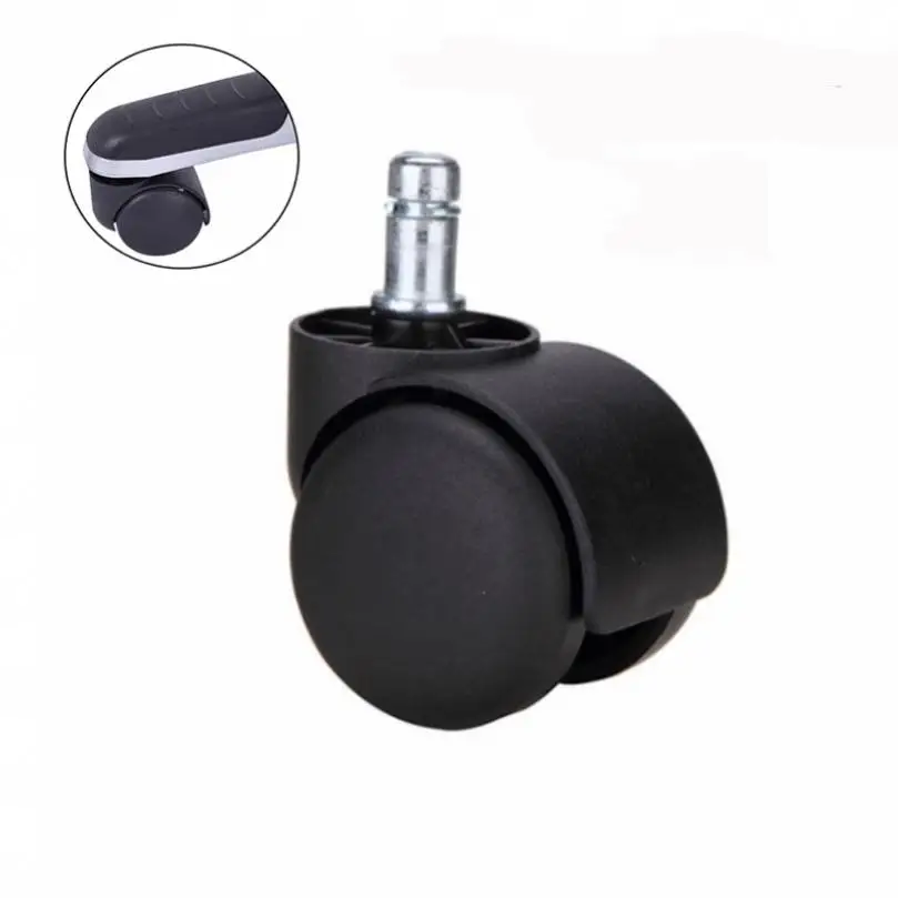 Chair Wheel Furniture Caster 11mm Screw Swivel Castor Wheels Replace Hardware Trolley Tools for Office / Computer Chairs