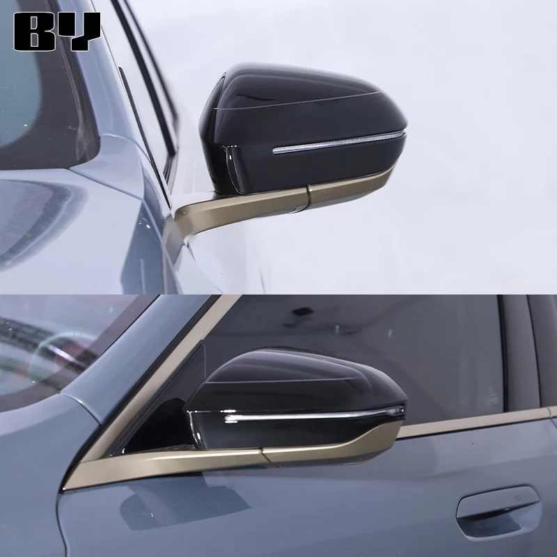 غطاء مرآة خارجي من ألياف الكربون ABS ، ملحقات السيارة الخارجية ، BMW 5 ، 7 ، I5 ، I7 Series ، G60 ، G61 ، G68 ، G70 ، M5 ، G90 #6