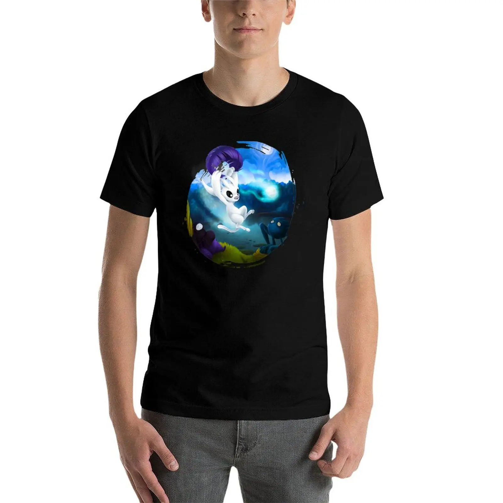 Ori and The Blind Forest - Fly Ori And The Will Of The Wisps Game T-Shirt cotton graphic tees mens plain t shirts