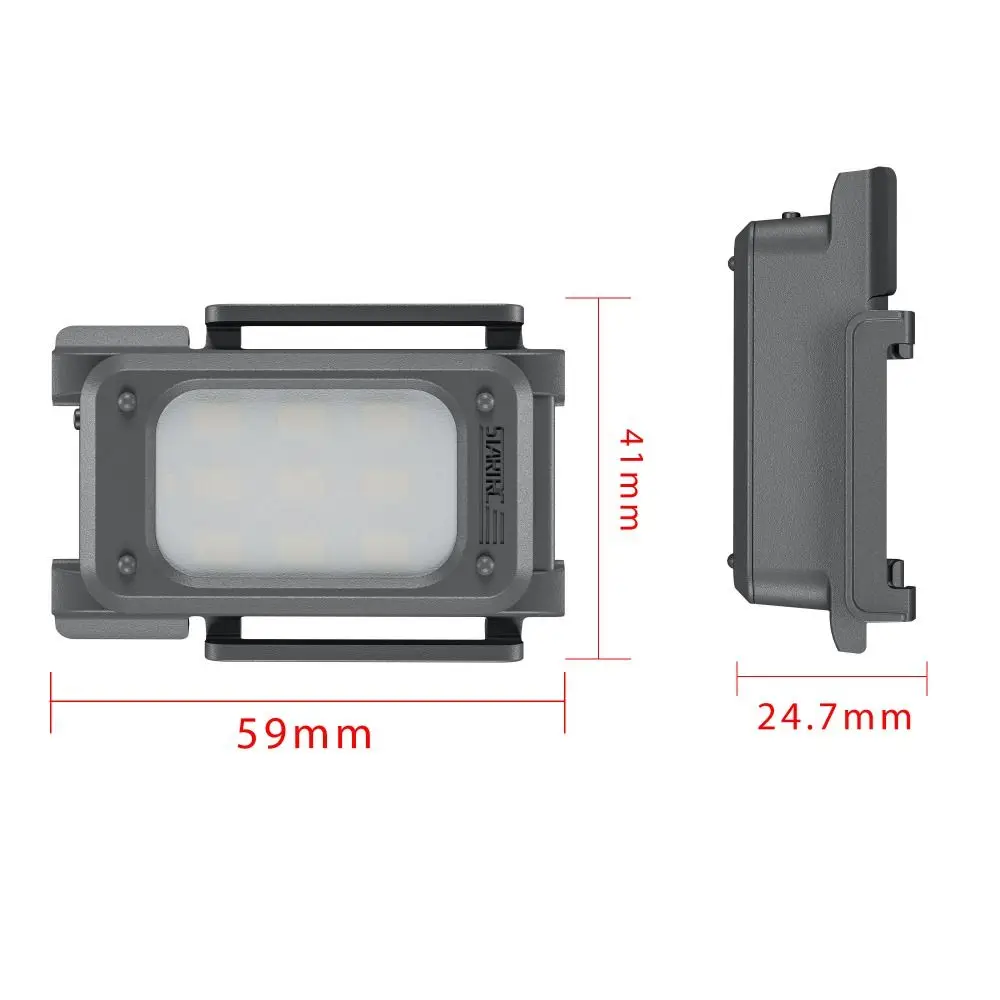 2-IN-1 LED Landing Gear Rechargeable with Flash LED Night Flight Light Lightweight Luminous Landing Gear for DJI NEO 2