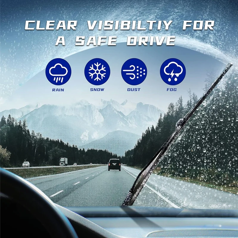 For Hyundai Starex H1 2007-2023 Front Windshield Wiper Blades 2pcs Windscreen Window Accessories 2010 2014 2015 2018 2019 view 3