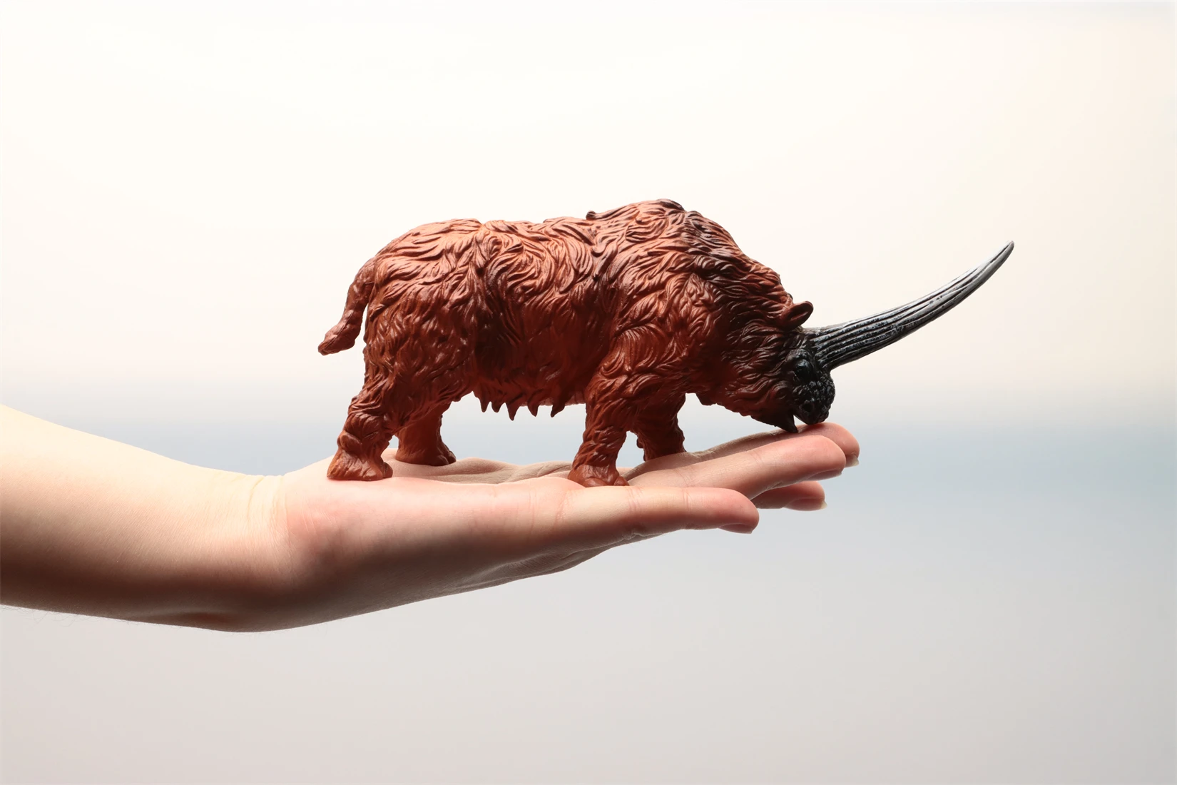Earth Story Studio Woolly Rhinoceros Model Prehistoric Animal Figure Coelodonta Antiquitatis Collection Decor Birthday Gift