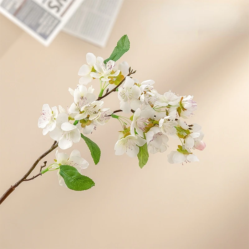 Artificial Flower Pink Cherry Blossom Flowers Arrangement Table Home Decors Fake Flowers Sakura Branch Wedding Party Decoration