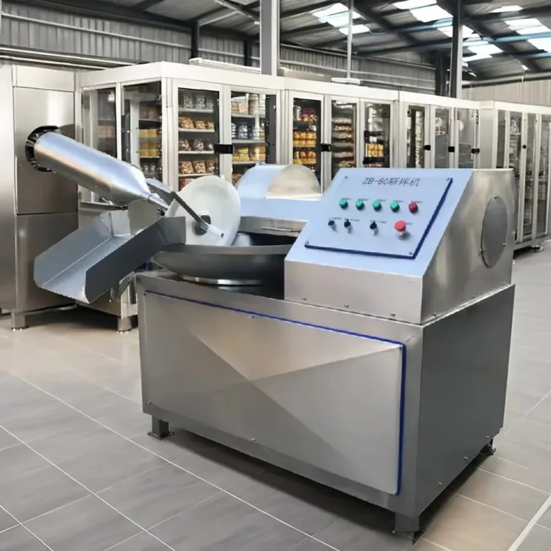 Commercial Electric 40L 80L 125L  Chopped Sausage Meat Food Vegetable Chopper Bowl butchery meat cutting machine