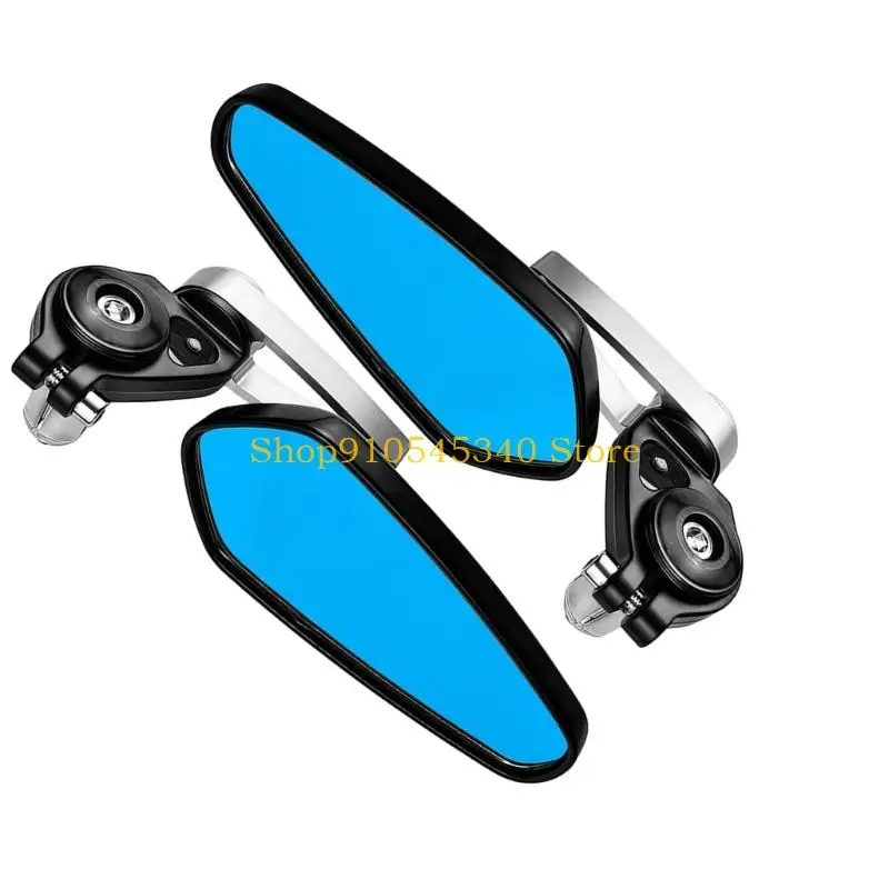 

U2JA Broad View Motorcycle Side Mirror Shock Absorbing Structure Easy Installation Riders Safety Upgrade