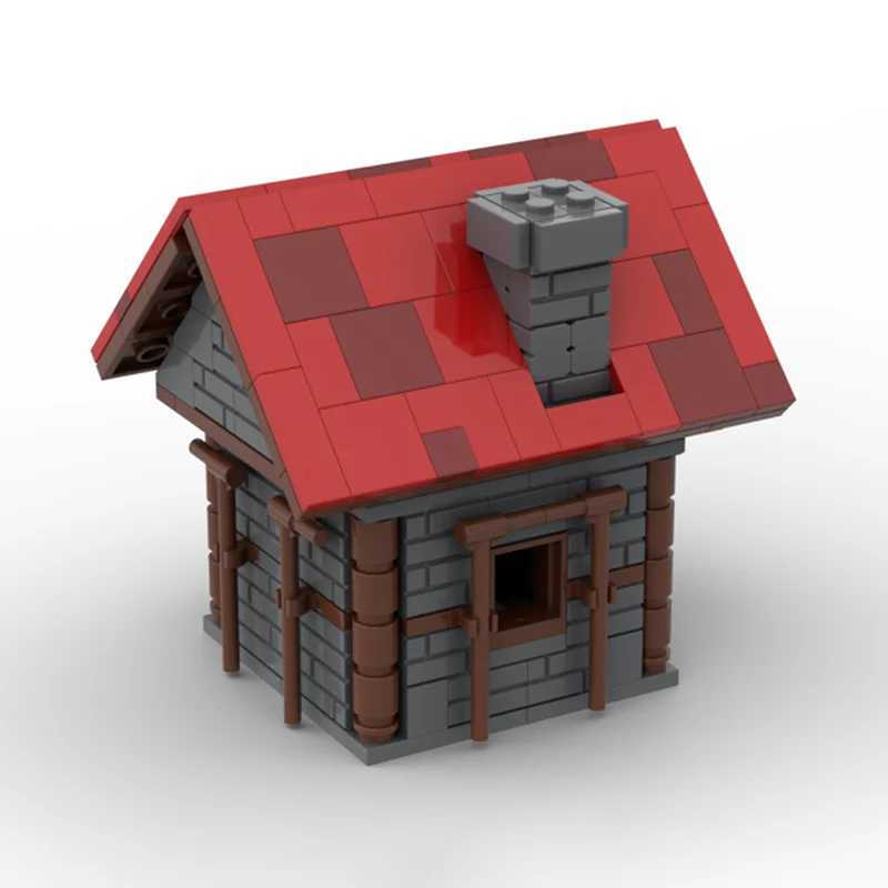 291 قطعة MOC منزل صغير كلاسيكي نموذج اللبنات البناء لتقوم بها بنفسك الإبداعية هدية الكريسماس فكرة التعليم لعب الاطفال عيد ميلاد #2