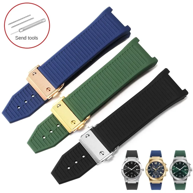 

Silicone Watch Strap Substitute For Three Eye F80/F-80 Series Concave Interface Rubber Watchband 26mm