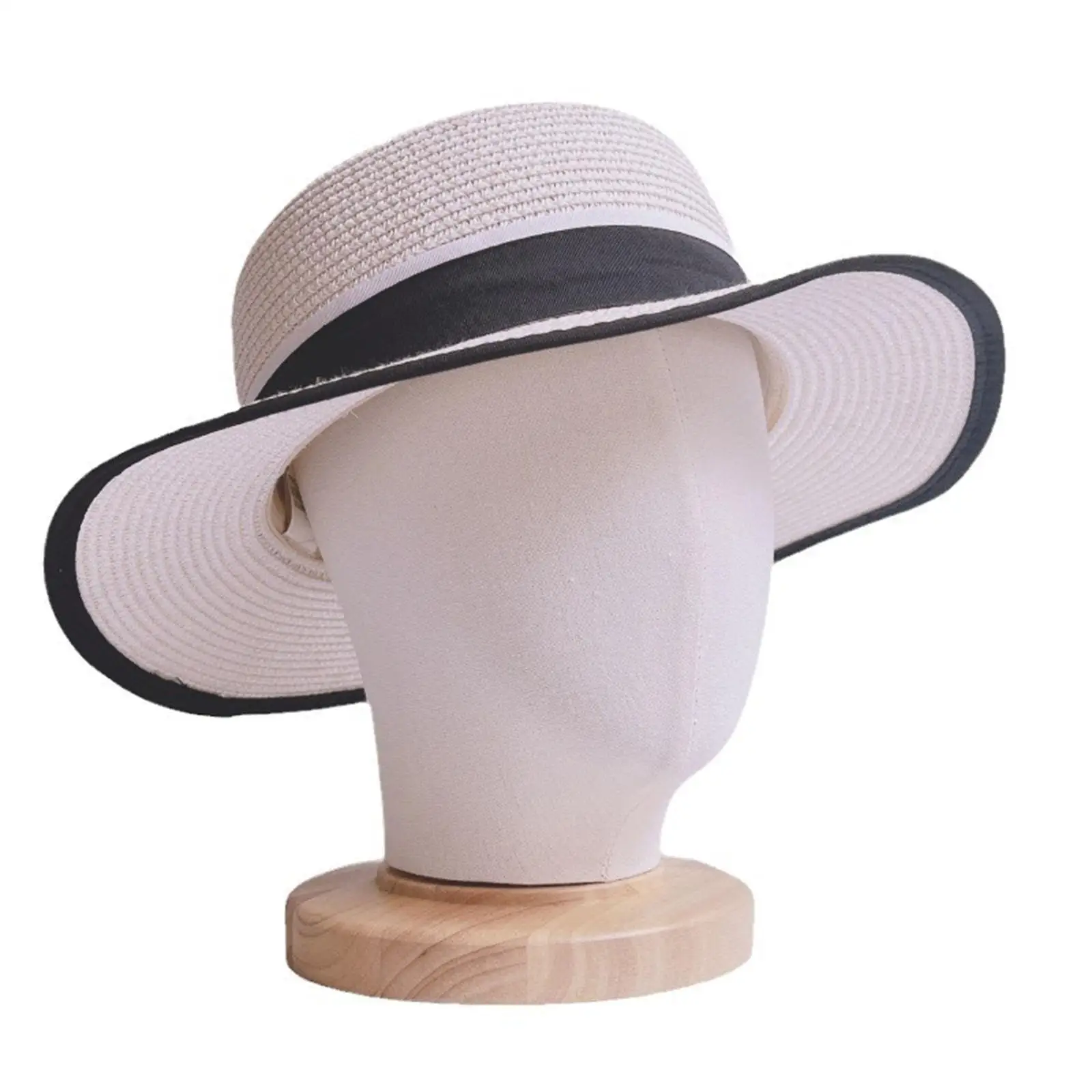 Cabeza de Maniquí de exhibición de sombreros, estante de auriculares profesional, estante de almacenamiento de gorras portátil, modelo de exhibición de postizos para joyería