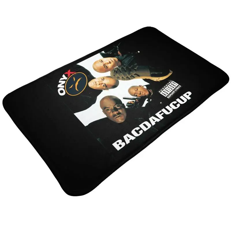 Onyx Bacdafucup Tour Rap Hip Hop Nwa Deathrow Mat Rug Carpet Tapis Toilet Bath Mat Decoration Bath Floor Mat