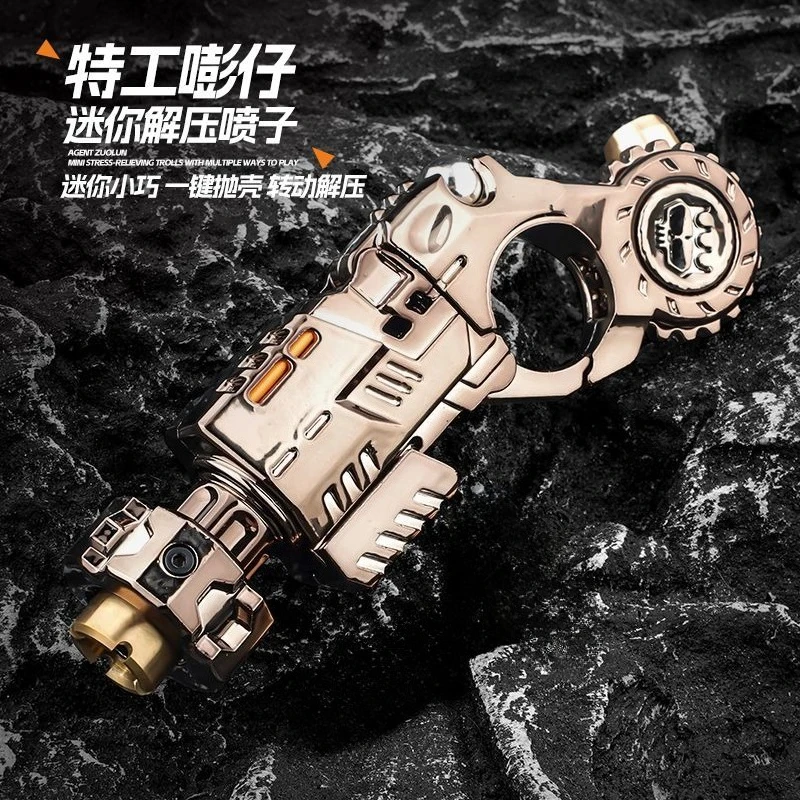 Metal edc decompression transmitter toy agent troll birthday gift male