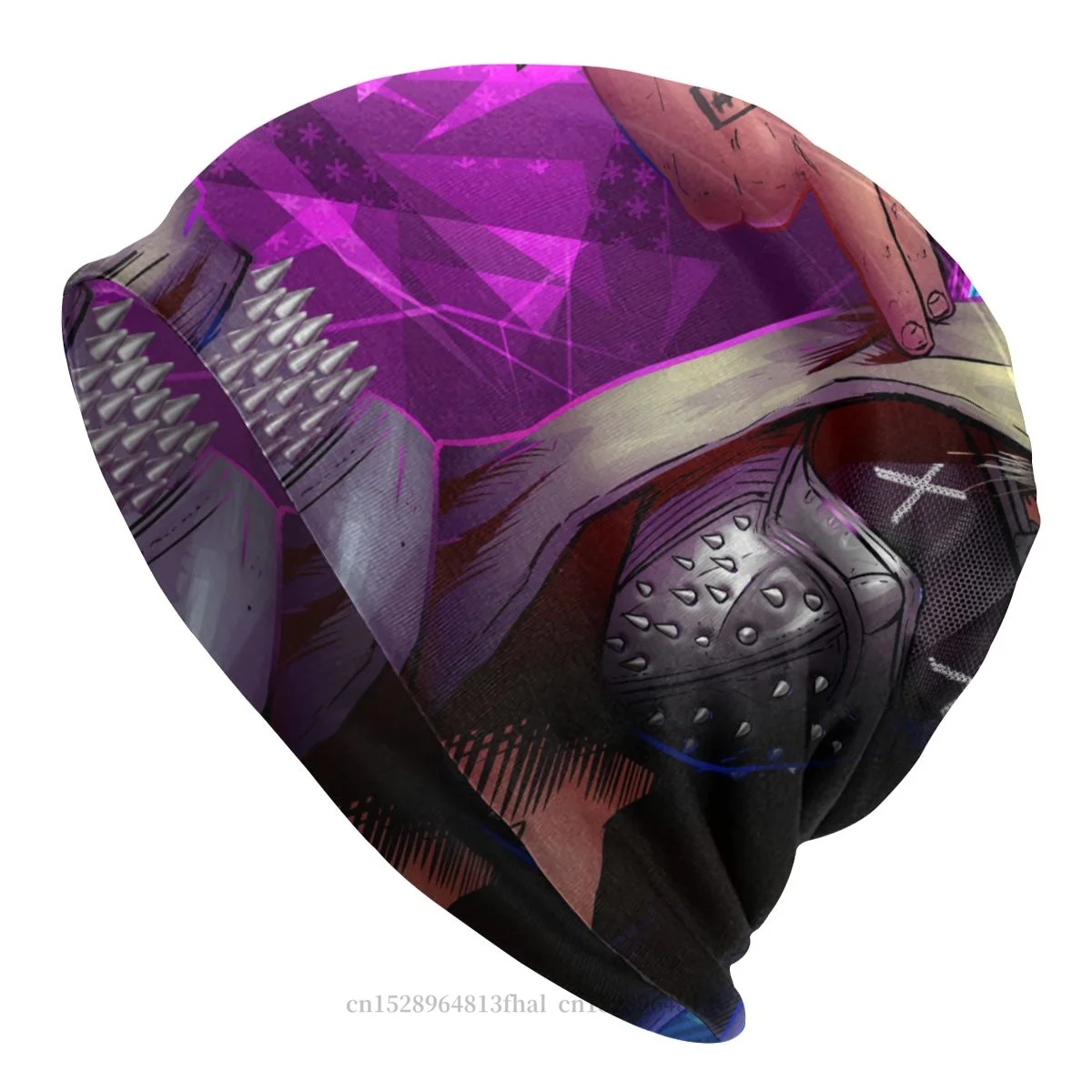 Watch Dogs 2 Marcus Holloway Hacking Game Autumn Spring Hats Drawing Thin Hat Bonnet Skullies Beanies Caps Men Women's Earmuffs