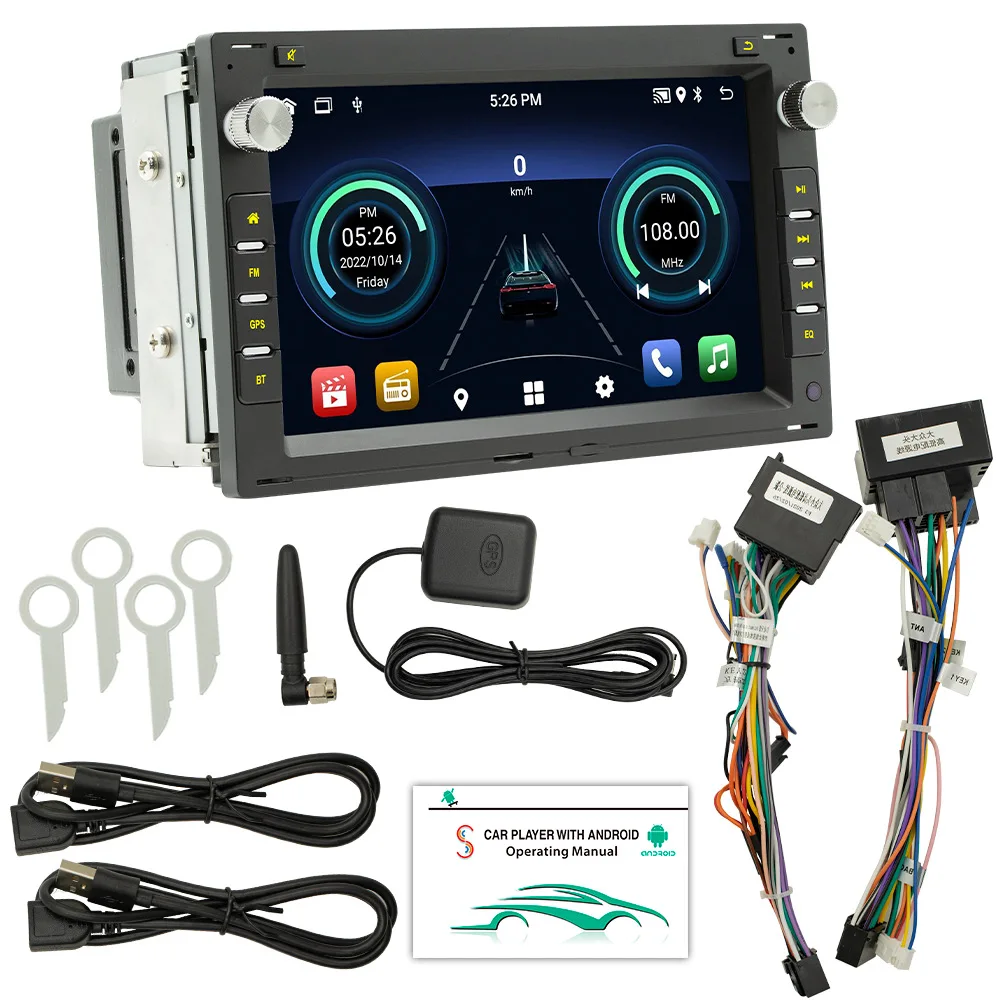 2din old passat car Android navigation GPS Bluetooth for old vw  for Volkswagen