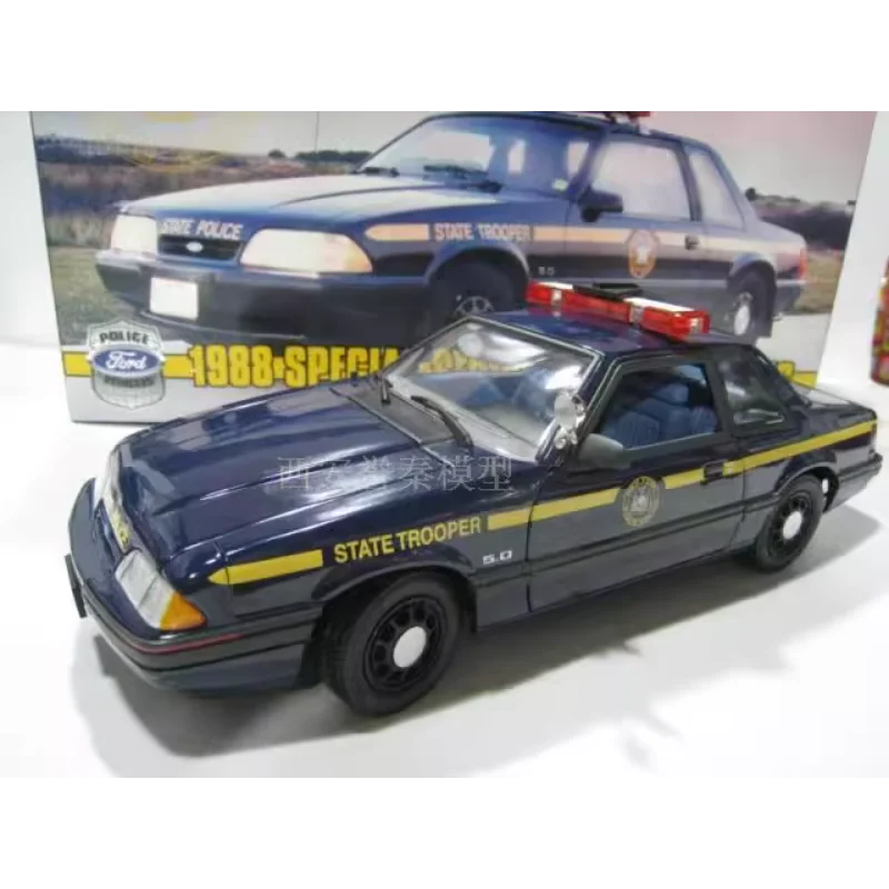 

Diecast GMP 1/18 Scale 1988SPECIAL SERVICE FORD MUSTANG Alloy Car Model Collectible Toy Gift Souvenir Display Ornament
