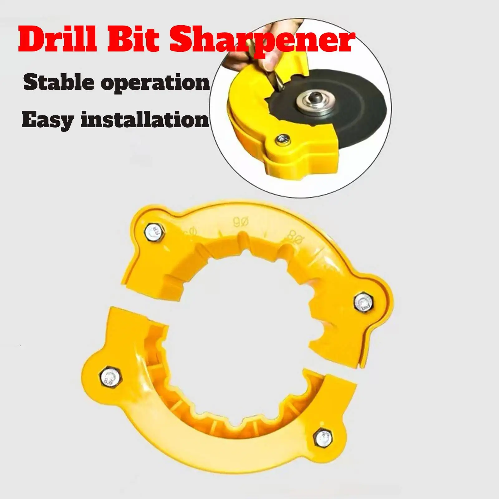 Drill Bit Sharpener Drill Bit Grinder Premium Professional Direct Replaces Sturdy Drill Bit Grinding Attachment Accessories