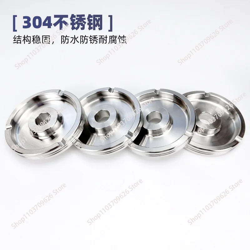 Stainless steel dumbbell ashtray shape, small hole counterweight, practice dumbbell equipment
