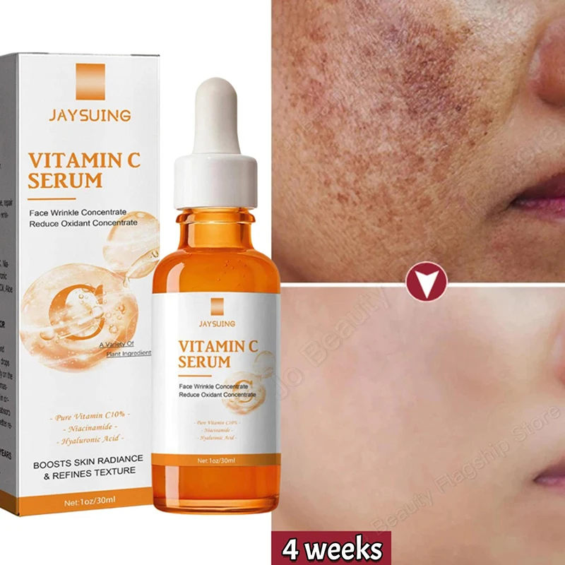 

Vitamin C Whitening Freckles Face Serum Remove Dark Spots Fade Melanin Retinol Anti-wrinkle Essence Brightening Korean Skin Care