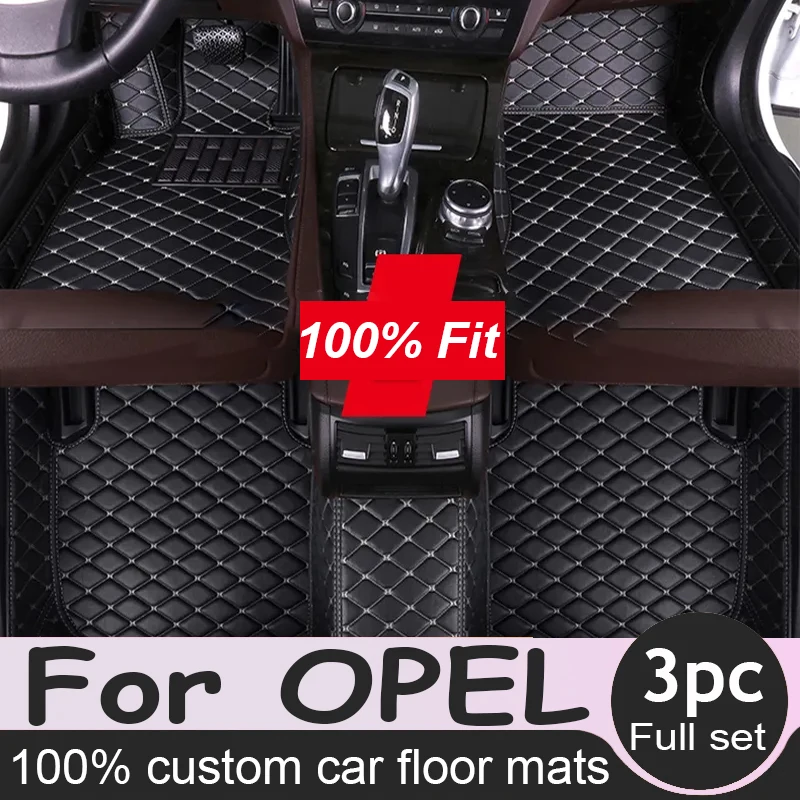 

Car Floor Mat for OPEL Zafira C Insignia Grandland X Corsa F Vectra Corsa E Car Accessories