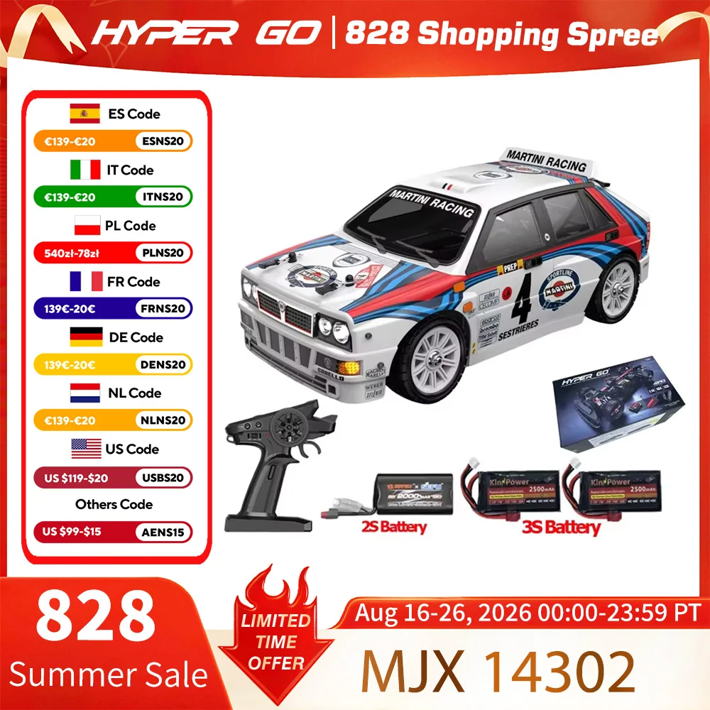 65 km/h HYPER GO MJX 14302 1/14 RC Auto Bürstenlosen 2,4G Fernbedienung 4WD Off-road High Speed RC Auto Lkw Hobby RC Spielzeug Als Geschenk