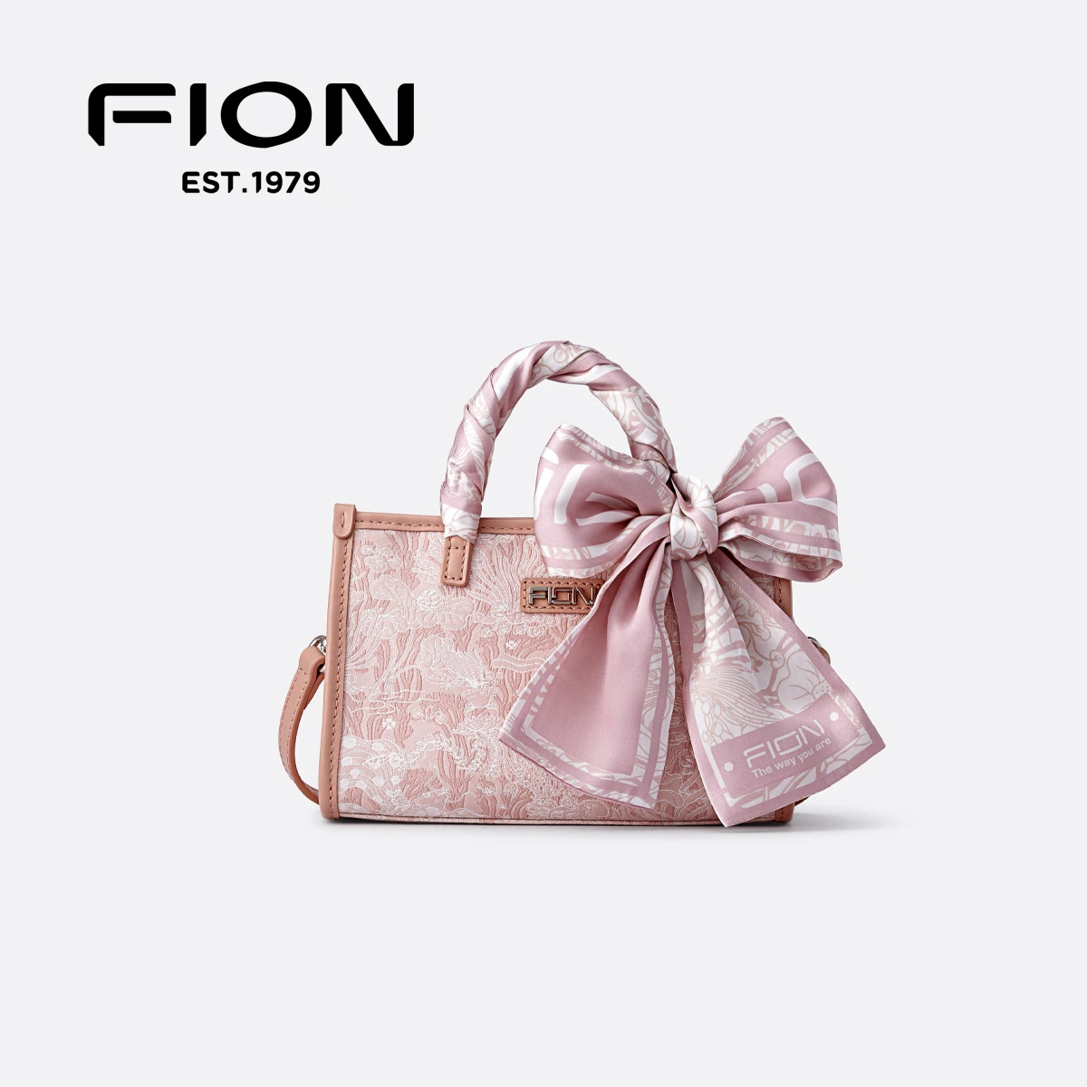 Zishi Koi Jacquard Handbag Top Handle Shoulder Bag For Women Chinese Style Fashion Square Bag Decorate With Silk Scarves Big Bow