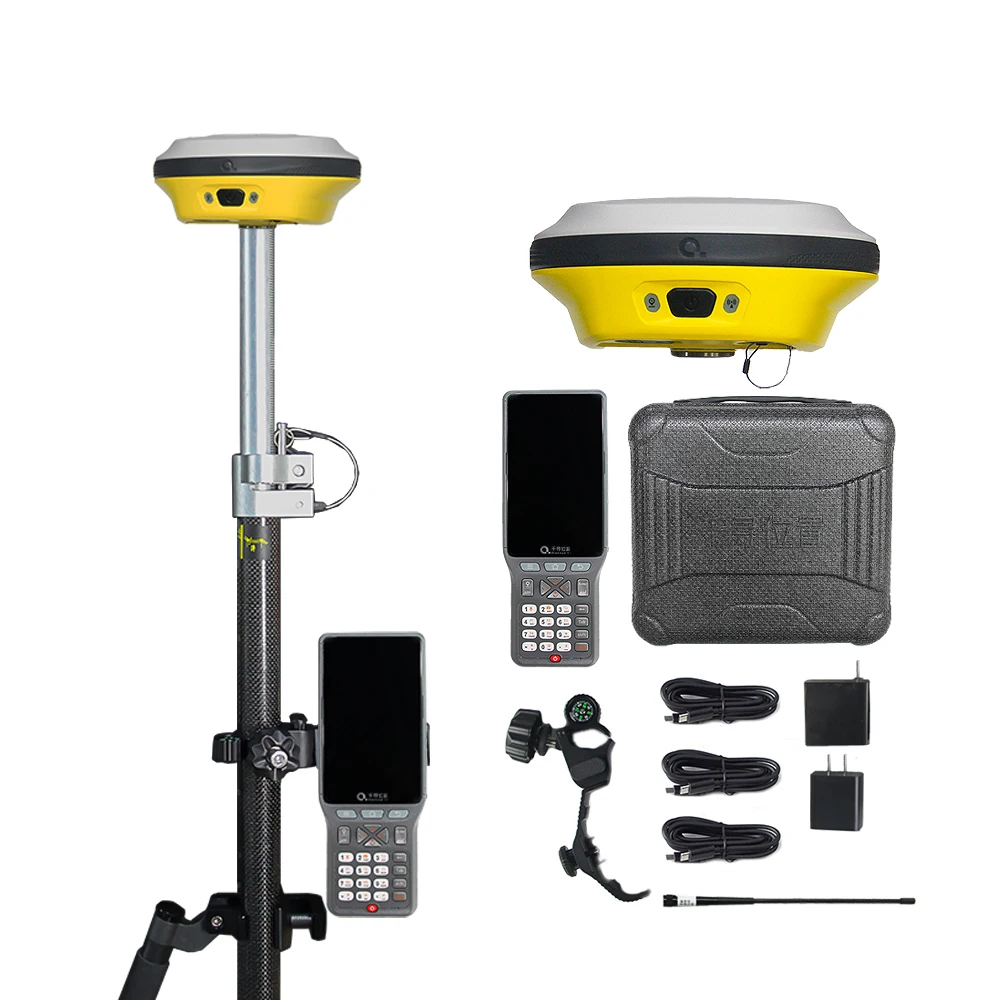 V5 Gps Gnss Rtk with Camera Lightweight Gnss Rtk with Google Maps&Updatable Surpad Software Gps Receiver Rtk
