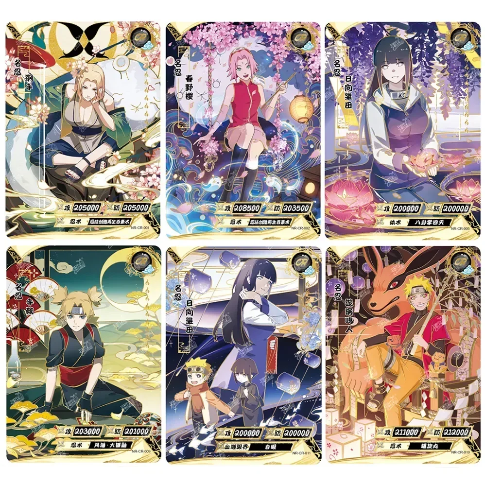 KAYOU Naruto Card CR Card 9.5 Graded Card Rating Card Rare Tsunade Haruno Sakura Temari Collectible Card Boy Toy Gift