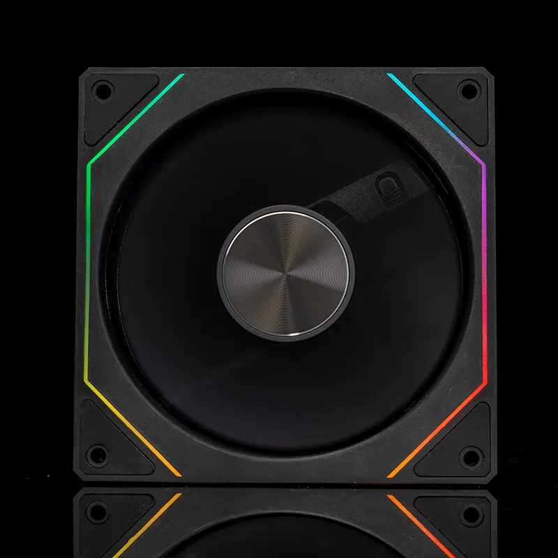 UPSIREN UF-2 PRISM 5 PRO 12 ซม.ARGB ขนาดใหญ่พัดลมแชสซีคอมพิวเตอร์รุ่นปกติ/ย้อนกลับรุ่น Dual โหมดเลือก