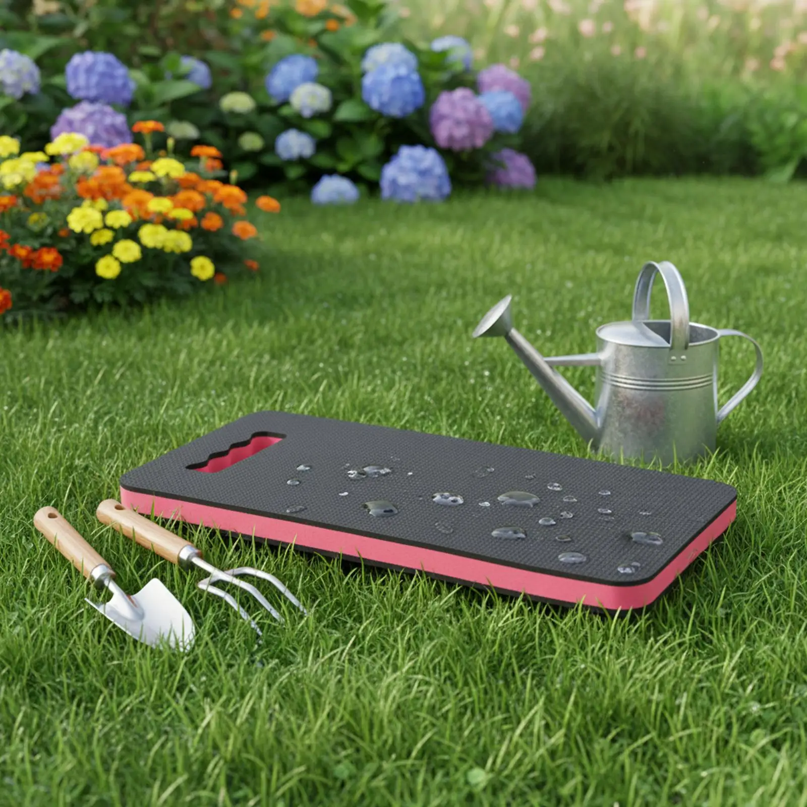 

Портативный пенопластовый коврик-подушка для коленей с ручкой, для защиты коленей, для использования на улице и в помещении, для авторемонта и работы на полу