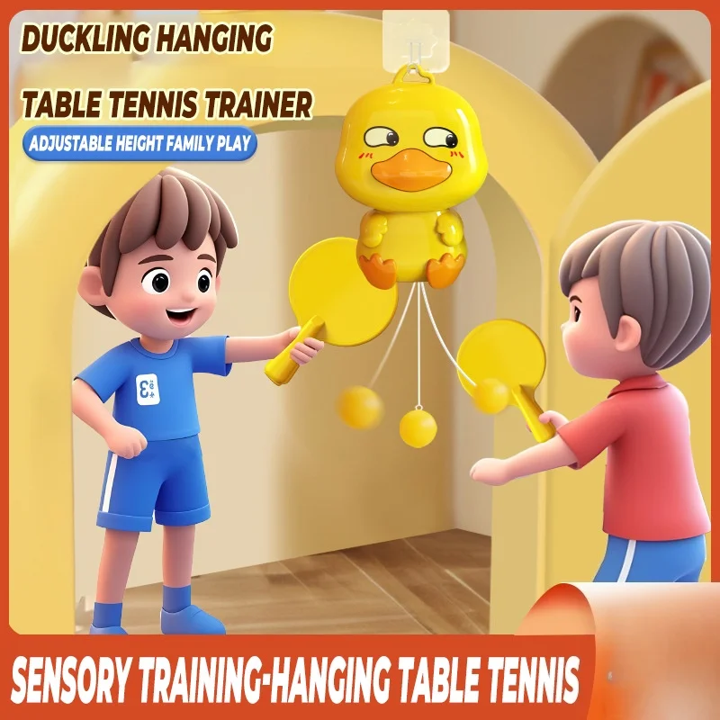 Giocattoli sportivi da ping pong sospesi per bambini Interazione interna genitore-figlio Coordinazione occhio-mano Allenamento Giocattoli educativi Regalo