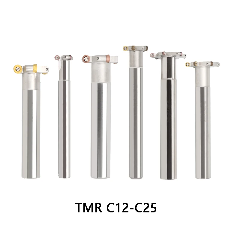 LIHAOPING TMR T-slot Milling Cutter Grooving Tools Round Nose R3 R4 R5 R6 150L Carbide Inserts RCMT RPMT 08T2 1204 CNC End Mill