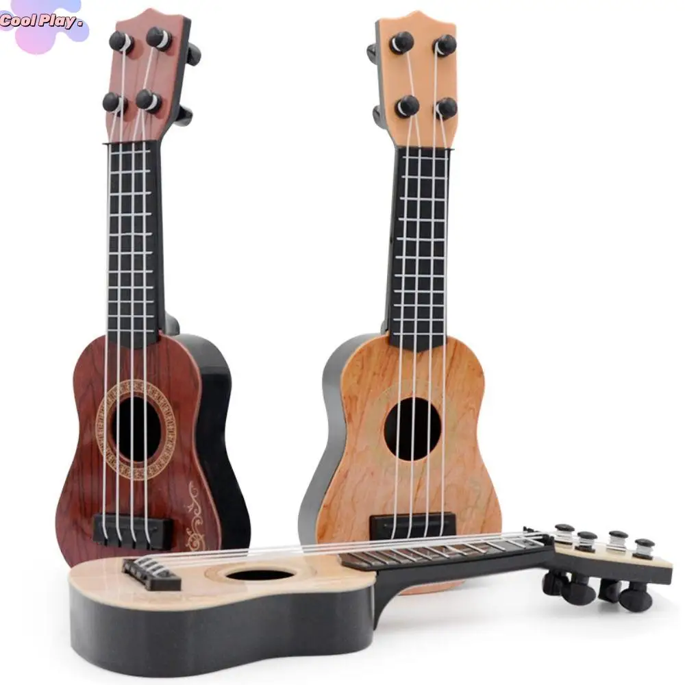 

Instrument Kids Toys 4 Strings Montessori Toys Small Guitar Toy Educational Toy Musical Instrument Toy Classical Ukulele