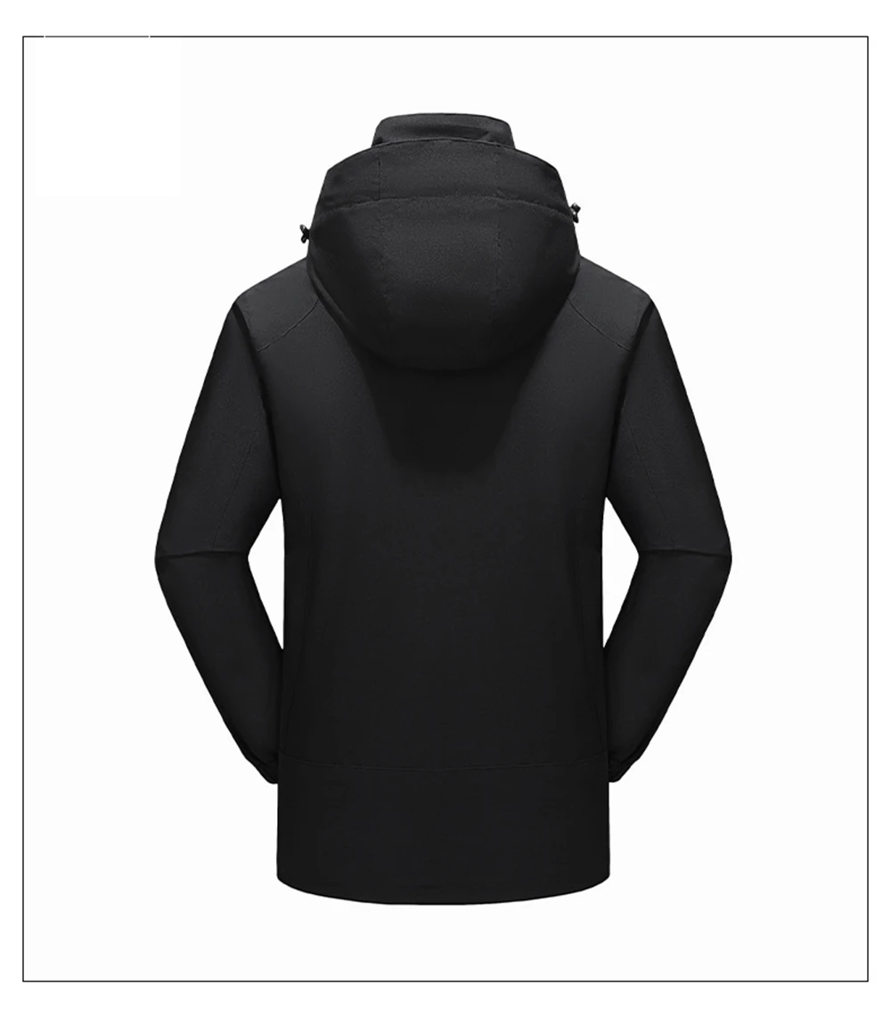 고품질 남녀공용 아웃도어 방수 방풍 탈부착 후드 등산용 싱글 레이어 하드쉘 재킷