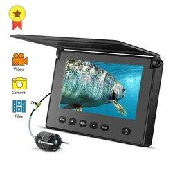 LUCKY Portable Underwater Fishing&Inspection Camera Night Vision Camera 4.3 Inch 20M Cable for Ice/Sea