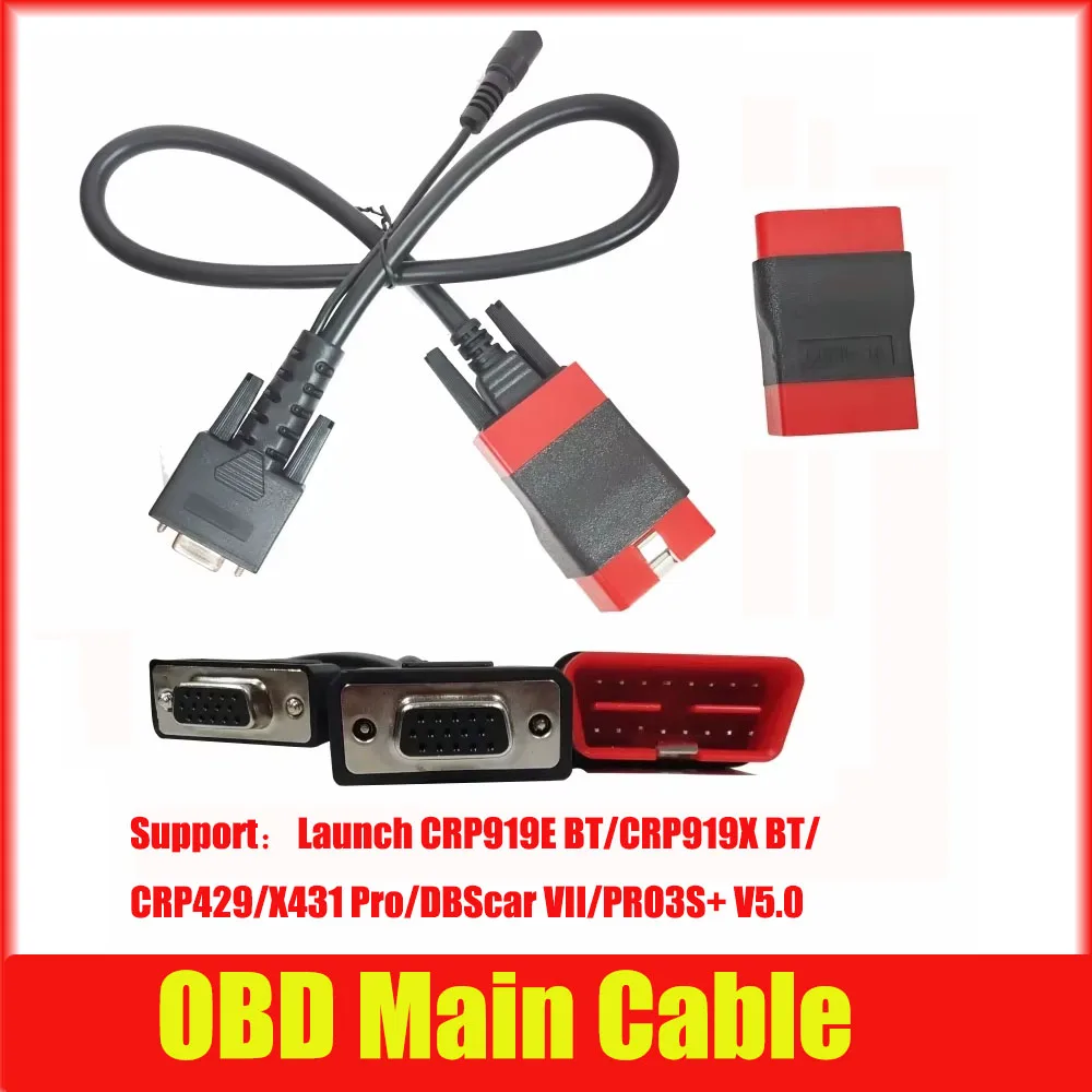 launch-x431-crp919e-bt-crp919x-bt-crp429-x431-pro-pro3s-v50-obdii診断スキャナーツール用obdメインケーブルコネクタケーブル