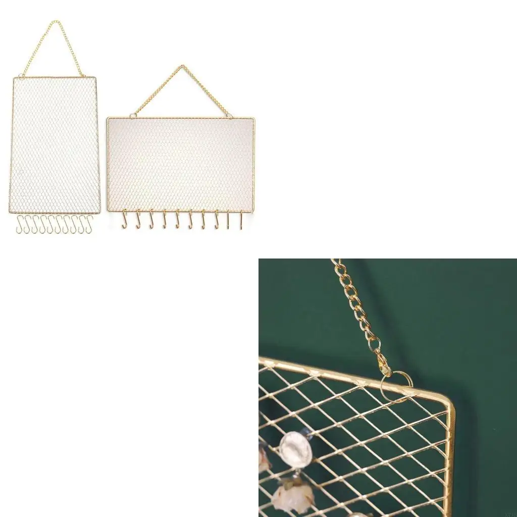 

Rectangle Earring Holder Wall Hanging Exquisite Jewelry Display Stand