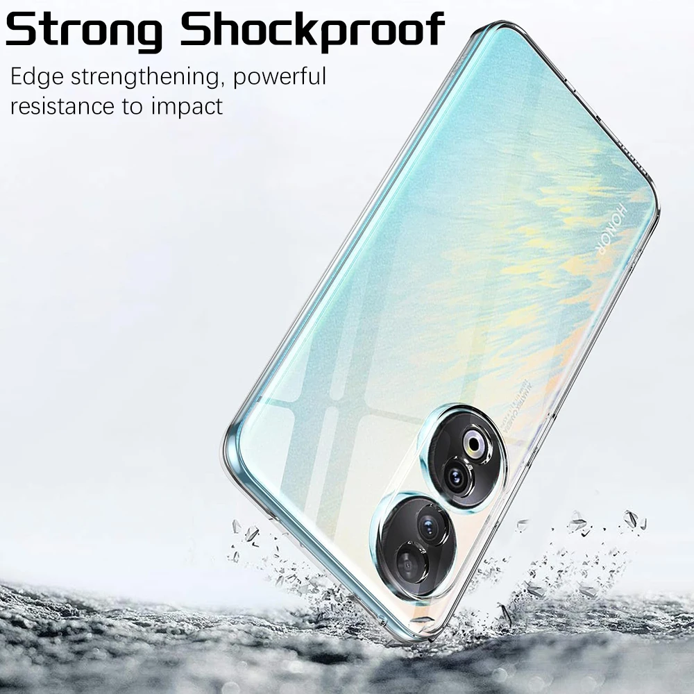 Ultra Thin Silicone Soft Case For Huawei Honor 200 90 70 50 Lite Pro X7 X8 X9 X7A X8A X9A X7B X8B X9B 4G 5G Clear TPU Back Cover view 3