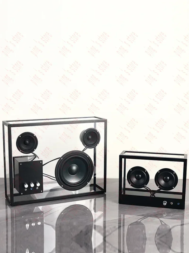 Creative Transparent Subwoofer Audio Nordic Home Living Room Table Decoration Simple Acrylic Bluetooth Speaker