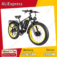 ORLMS FINDER26 Electric Bike 2000W Motor 52V25AH Lithium Battery Adult City Electric Bicycle 26*4 Inch Fat Tire Mountain E-bike